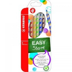 Stabilo EASYcolors R Handers 6colors 德國鵝仔牌 洞洞筆 人體工學右手幼兒專用木顏色筆 