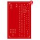 Chinese Birthday Card in red color CS