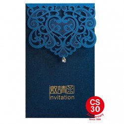 invitation card- BLUE