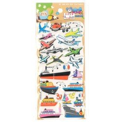 cartoon sticker -  transportation tool sticker