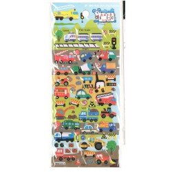 cartoon sticker -  transportation vehicles sticker