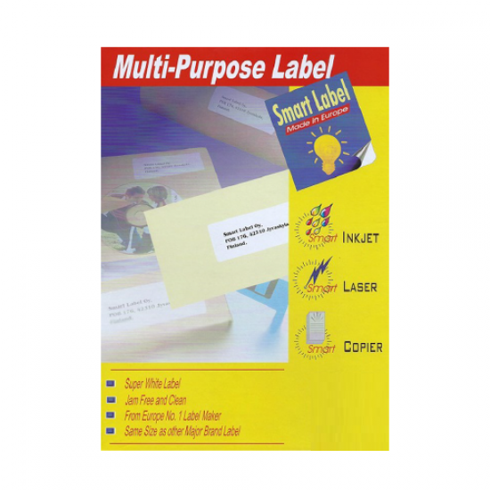 Smart Label multi-purpose label  #2571 105x74mm (1box 100pcs) 