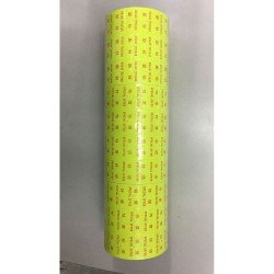 YELLOW price label - Special Offer 10 rolls