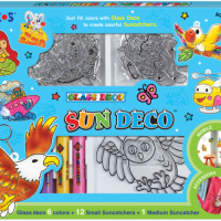 AMOS Glass Deco 369 Mini Sun Deco Kits #CAT Easiest Way to Create Colorful Suncatchers 