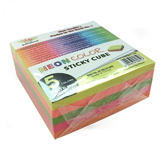 NEON sticky notes (5 colors) 3inch (75x75mm) 4A-303-N-300 