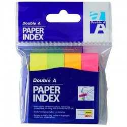 Double A paper index 長方型螢光便條紙 (50mm x 12mm) P1131211-EN