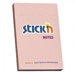 HOPAX STICK’N-21145 粉紅色 便利告示貼 (2 x 3寸)