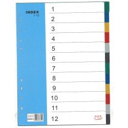 KamSzelei KS6012 Color index 1-12 (12色索引頁)