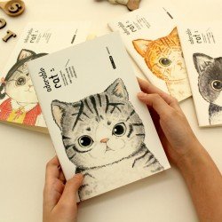 Lovely Cat single line book (38 pages)