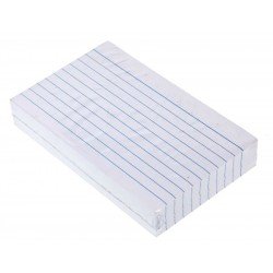 3329 3″ x 5″ Single line White Cards (100 pcs)