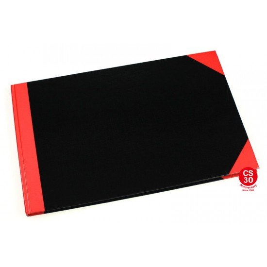ENROLA Red Black Hardcover Book F4 (8 "x 13")