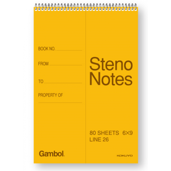 Gambol WCN S6090 6 x 9inch wire-O notebook