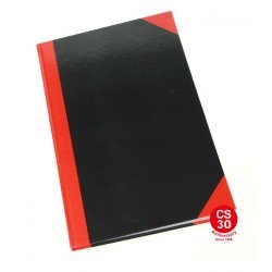Rise F453-M 紅黑面硬皮簿 150頁 (8.5" x 13")