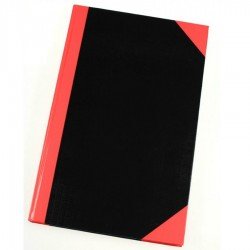 Smartmax紅黑硬皮簿A4 (100頁)單行簿 SM-RBA100(8.25″ x 11.75″)