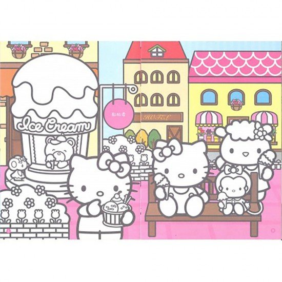 Hello Kitty好吃的點心小畫冊 (正貨版權書) 一本入學習系列