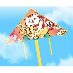 Lucky Cat flying Kite 120cm (thousand wishes)