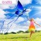 Crystal BLUE Butterfly Kite 1.3 meter Crystal BLUE Butterfly Kite 1.3 meter