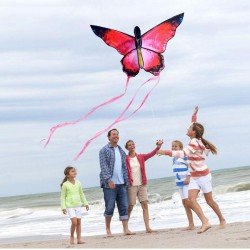 Crystal RED Butterfly Kite 1.3 meter