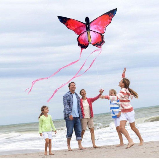 Crystal RED Butterfly Kite 1.3 meter Crystal RED Butterfly Kite 1.3 meter