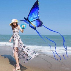 Crystal BLUE Butterfly Kite 1.3 meter