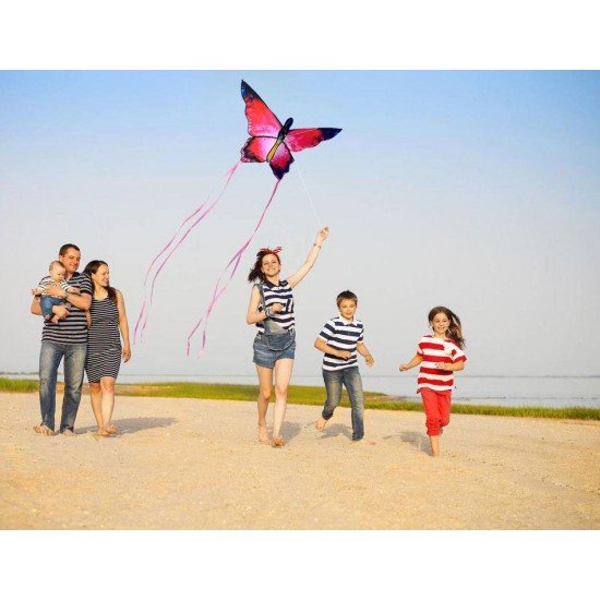 Crystal RED Butterfly Kite 1.3 meter Crystal RED Butterfly Kite 1.3 meter