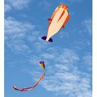 大鯨魚風箏 (橙色) 3D whale kite