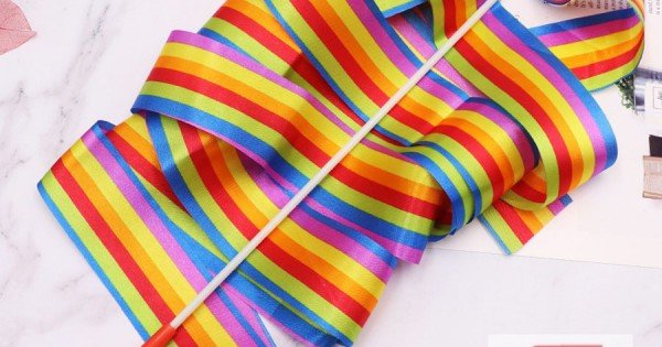 Fiddling Ribbon Rhythmic Dance Ribbon Gymnastics Ribbon - Width 4.5CM - Cloth Length 4 ...
