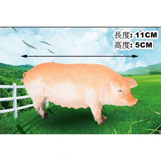 農場動物模型套裝 仿真野生動物玩具 兒童早教認知禮物 (驢, 馬, 豬,羊, 牛, 狗) 農場動物模型套裝 仿真野生動物玩具 兒童早教認知禮物 (驢, 馬, 豬,羊, 牛, 狗)