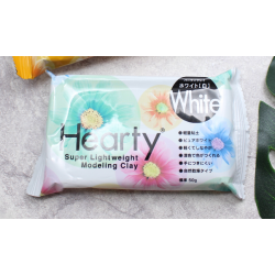 日本進口PADICO帕蒂格Hearty系列輕量粘土黏土-白色(50g)