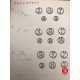 Hong Kong coin stamp 7pcs plus one clock stamp Hong Kong coin stamp 7pcs plus one clock stamp