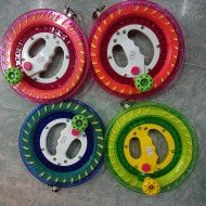 手搞線轆400米 round wheel