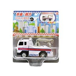 Die Cast Pull Back Car - police boom truck