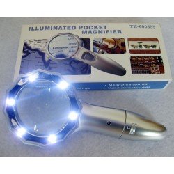LED handheld magnifer with light 3X ILLUMINATED 