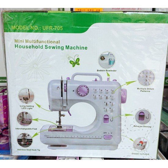 UFR-705 Multi-functional household sewing machine (equipped with 12 ...