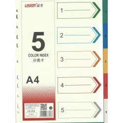 USIGN US-005 A4 (1-5) color INDEX