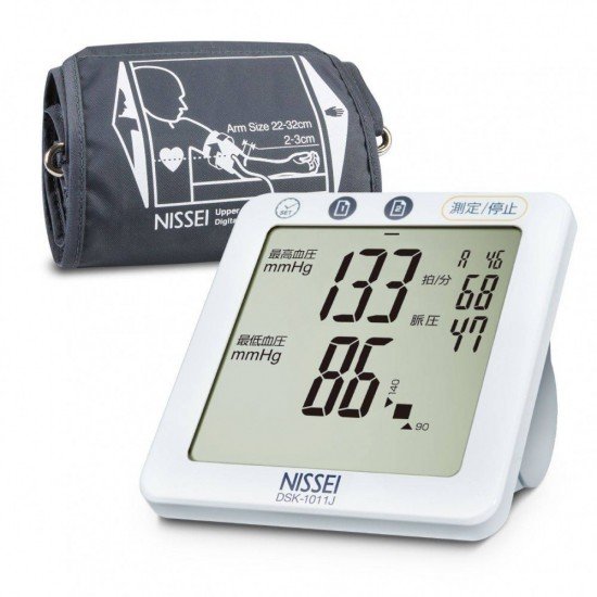 NISSEI DSK-1011J Japanese Arm Touch Electronic Sphygmomanometer (Five-Year Warranty)