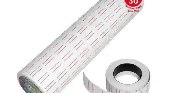 Double red line - Labeller price label