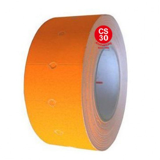 Fluorescent Orange price-label 