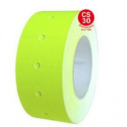 Fluorescent YELLOW price label 