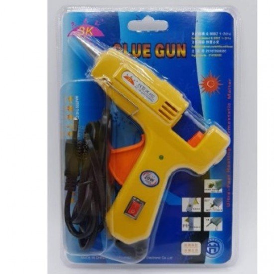 3pce Large Glue Gun 40W w/Glue - CRAFT2U