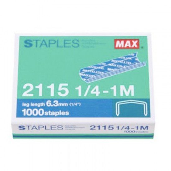 MAX 2115 1/4-1M 書釘 B8 1000粒/盒