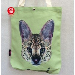 Canvas bag  Civet cat 