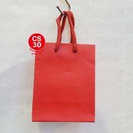 紅色小型手挽紙袋