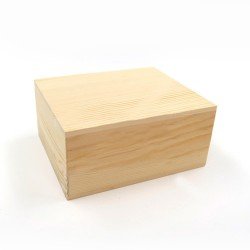 長方形松木木盒10X8X6CM