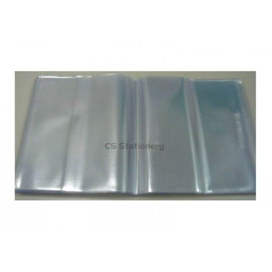 plastic wrapping for book