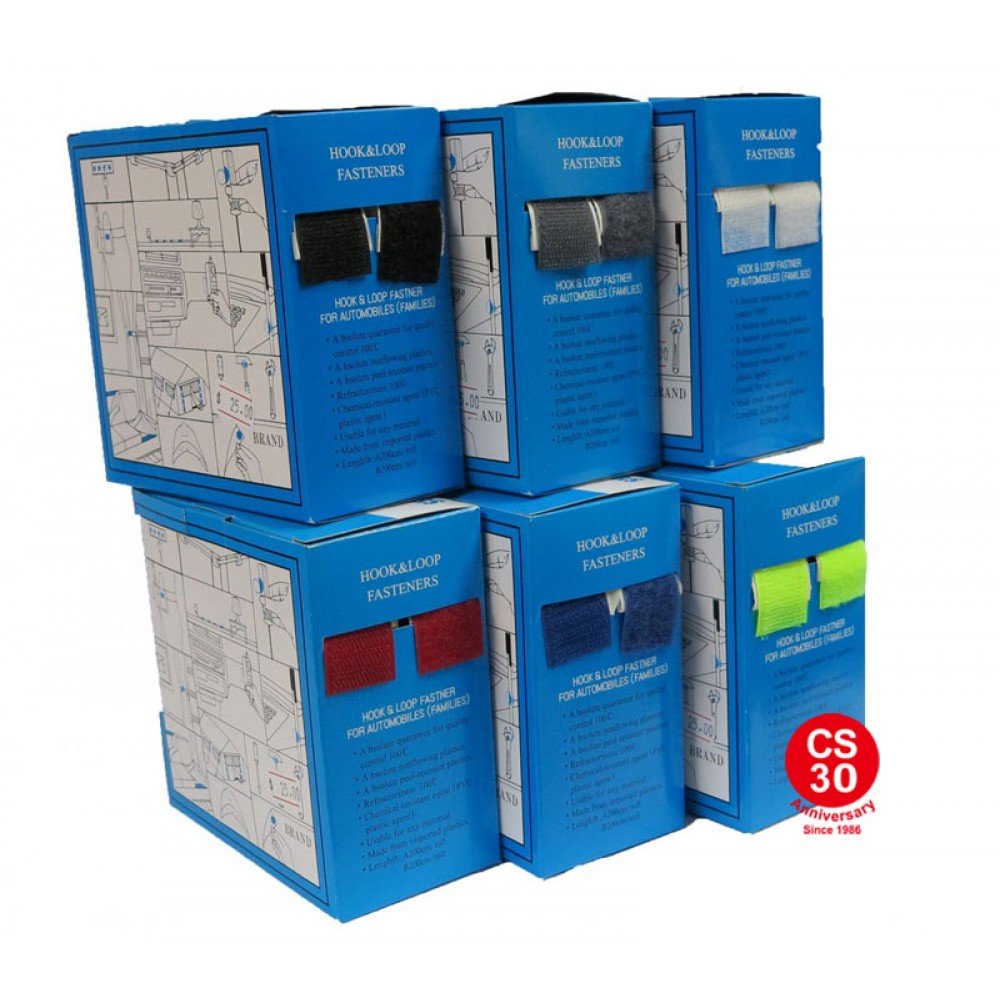 Plenum Velcro Color Velcro Multicolor available 2m box 1inch