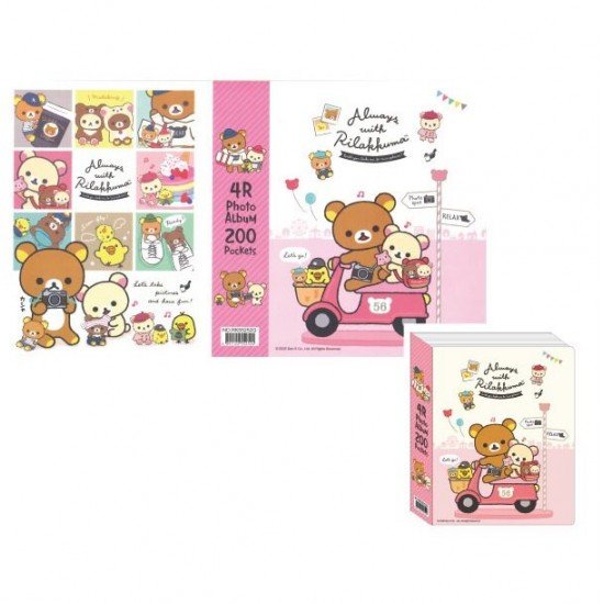 RK55252G Rilakkuma 鬆弛熊相簿 4R 200張 RK55252G Rilakkuma 鬆弛熊相簿 4R 200張