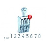 Shiny 8 digit BAND-NUMBER stamp 9mm