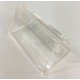 Transparent triangle acrylic table holder (good quality) 4 inch