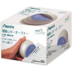 Asmix 電動開信封機 藍色 LO80B (日本進口) 